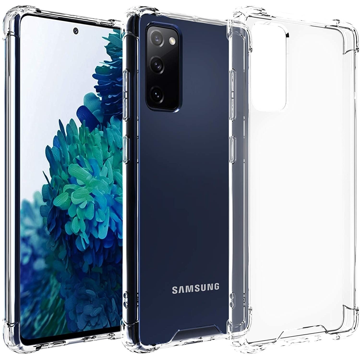 Funda Samsung Galaxy S20 FE a prueba de golpes (transparente) - Funda -movil.es