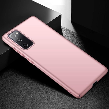 Funda de silicona delgada Samsung Galaxy S20 FE (rosa) 