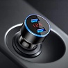 ShieldCase ShieldCase Cargador coche USB con pantalla LED ShieldCase ShieldCase Cargador coche USB con pantalla LED