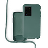 Coverzs Coverzs Funda con cuerda de silicona Samsung Galaxy S20 Ultra (verde oscuro) Coverzs Coverzs Funda con cuerda de silicona Samsung Galaxy S20 Ultra (verde oscuro)