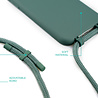 Coverzs Coverzs Funda con cuerda de silicona Samsung Galaxy S20 Ultra (verde oscuro) Coverzs Coverzs Funda con cuerda de silicona Samsung Galaxy S20 Ultra (verde oscuro)