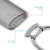 Coverzs Coverzs Funda con cuerda de silicona Samsung Galaxy S20 Ultra (gris) Coverzs Coverzs Funda con cuerda de silicona Samsung Galaxy S20 Ultra (gris)