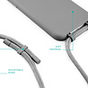 Coverzs Coverzs Funda con cuerda de silicona Samsung Galaxy S20 Ultra (gris) Coverzs Coverzs Funda con cuerda de silicona Samsung Galaxy S20 Ultra (gris)