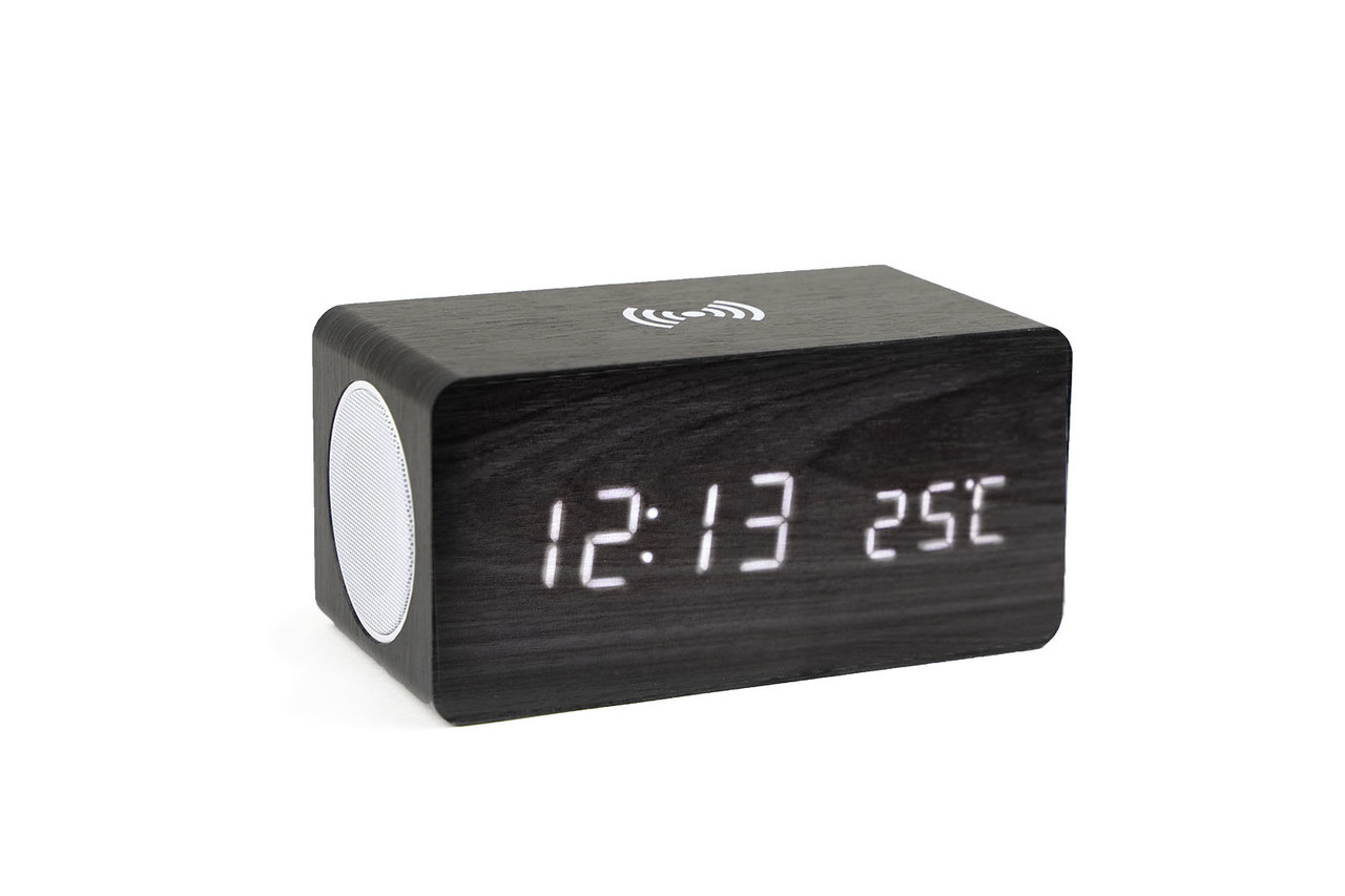  Reloj despertador digital con carga inalámbrica
