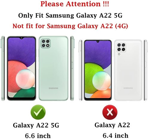 Funda Silicona Negra para Samsung A22 5G.