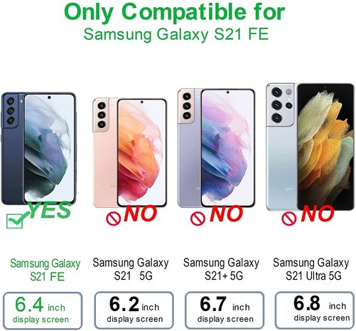 Funda anti golpes Samsung Galaxy S21 FE (transparente) 