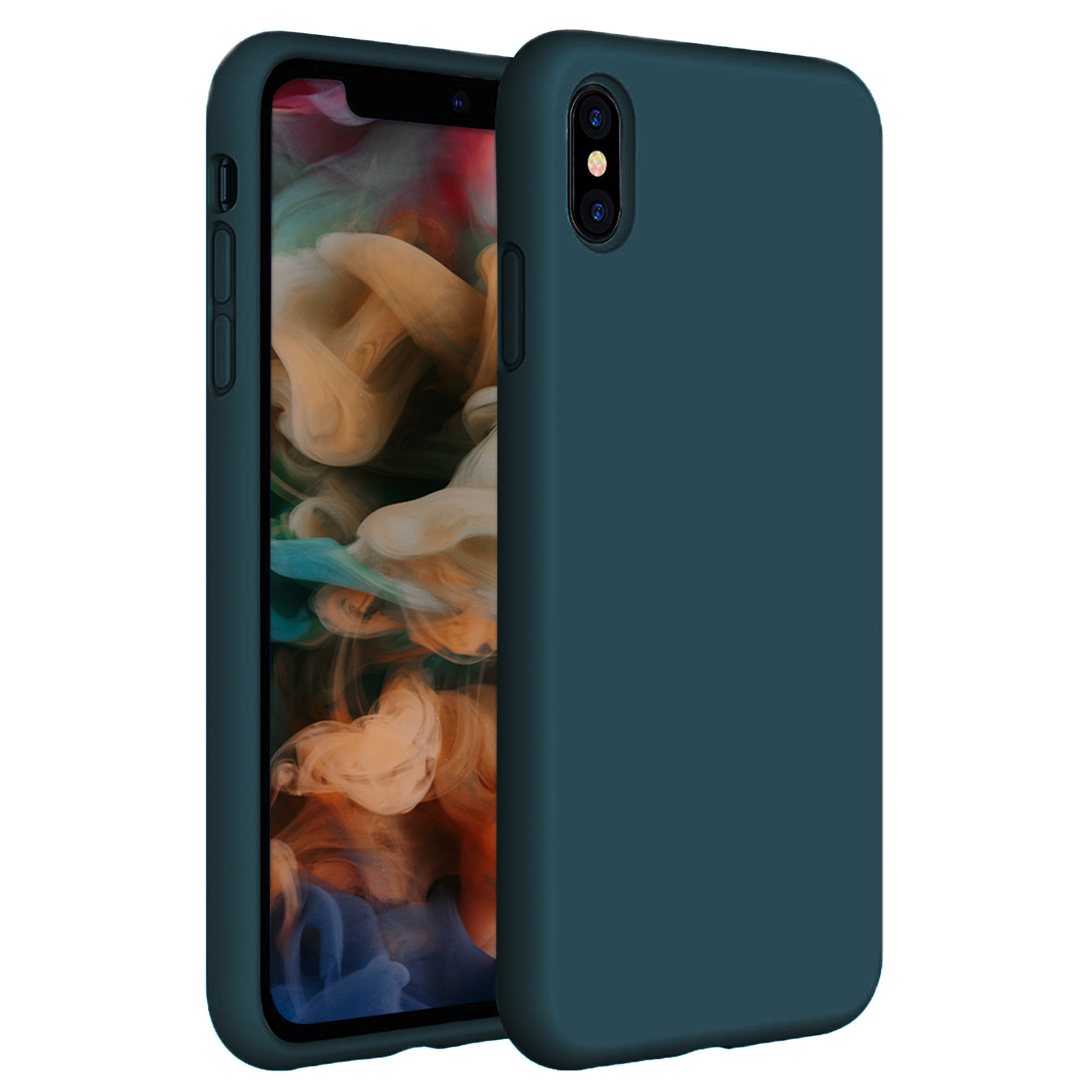 Carcasa para iPhone Xs/iPhone X, resistente con absorción de golpes,  protección para iPhone Xs/X -BL&PK