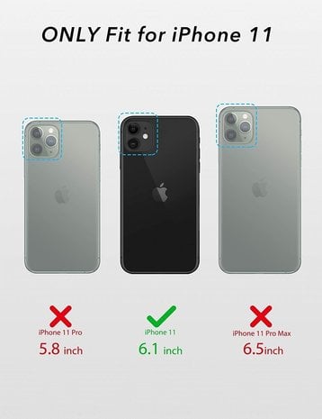 Funda iPhone 11 Silicona 6.1 Negra