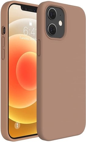 Funda de silicona iPhone 11 (marrón) 