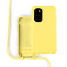 Coverzs Coverzs Funda con cuerda de silicona Samsung Galaxy S20 Plus (amarillo) Coverzs Coverzs Funda con cuerda de silicona Samsung Galaxy S20 Plus (amarillo)