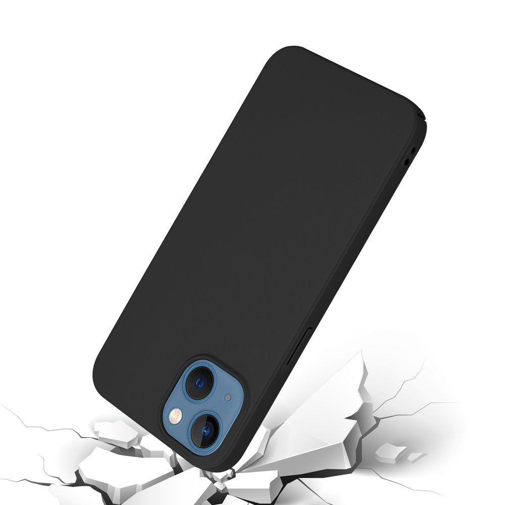 Carcasa iPhone 13 Mini, silicona flexible y ultra-fina - Negro - Spain