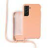 Coverzs Coverzs Funda con cuerda de silicona Samsung Galaxy S21 Plus (naranja) Coverzs Coverzs Funda con cuerda de silicona Samsung Galaxy S21 Plus (naranja)
