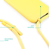 Coverzs Coverzs Funda con cuerda de silicona Samsung Galaxy S21 Plus (amarillo) Coverzs Coverzs Funda con cuerda de silicona Samsung Galaxy S21 Plus (amarillo)