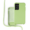 Coverzs Coverzs Funda con cuerda de silicona Samsung Galaxy S21 Ultra (verde claro) Coverzs Coverzs Funda con cuerda de silicona Samsung Galaxy S21 Ultra (verde claro)