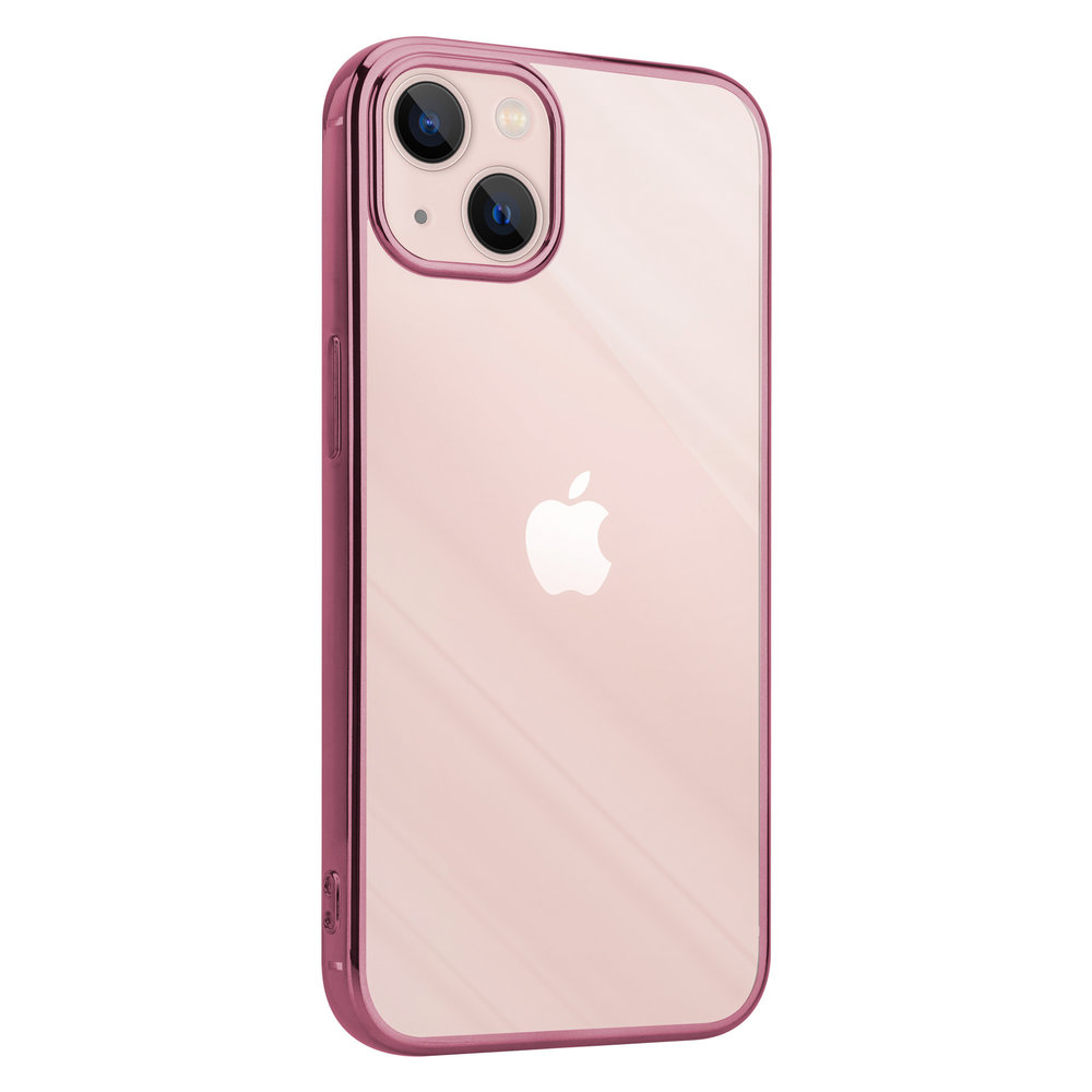 Funda parachoques de metal iPhone 13 (rosa) 