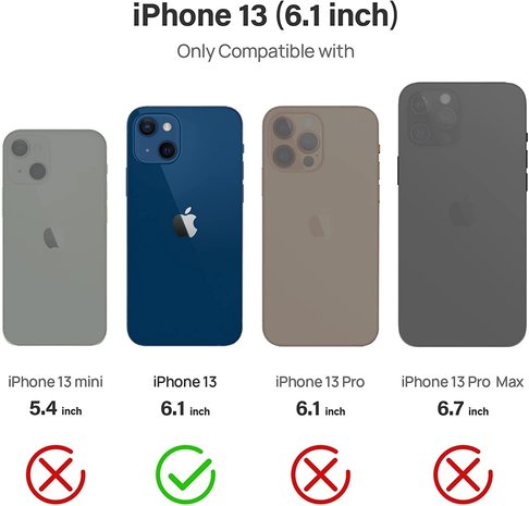 Funda parachoques de metal iPhone 13 (morado) 