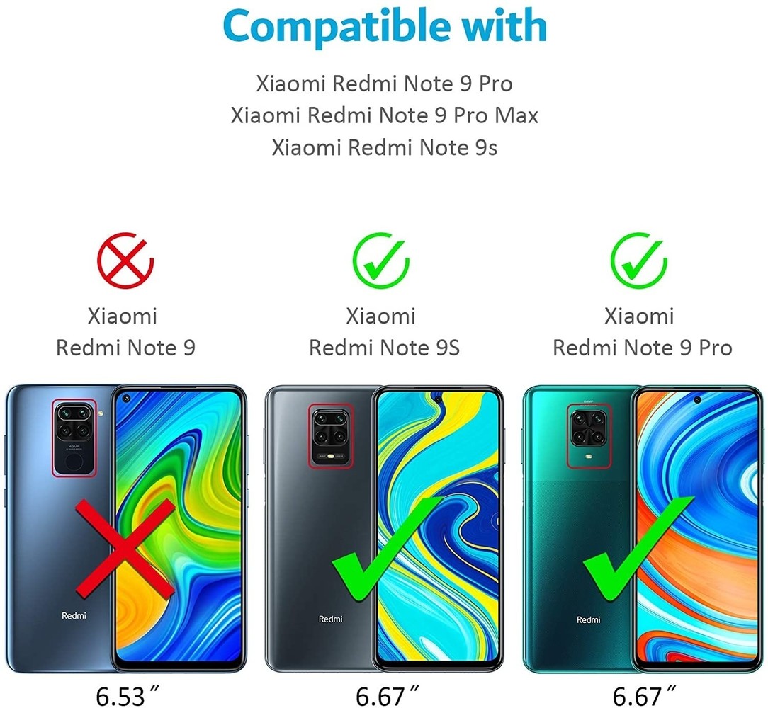Funda Transparente Xiaomi Redmi Note 9S / 9 Pro Antigolpe Premium