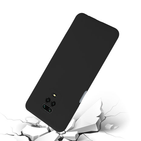 Funda silicona negra Xiaomi Redmi Note 9S