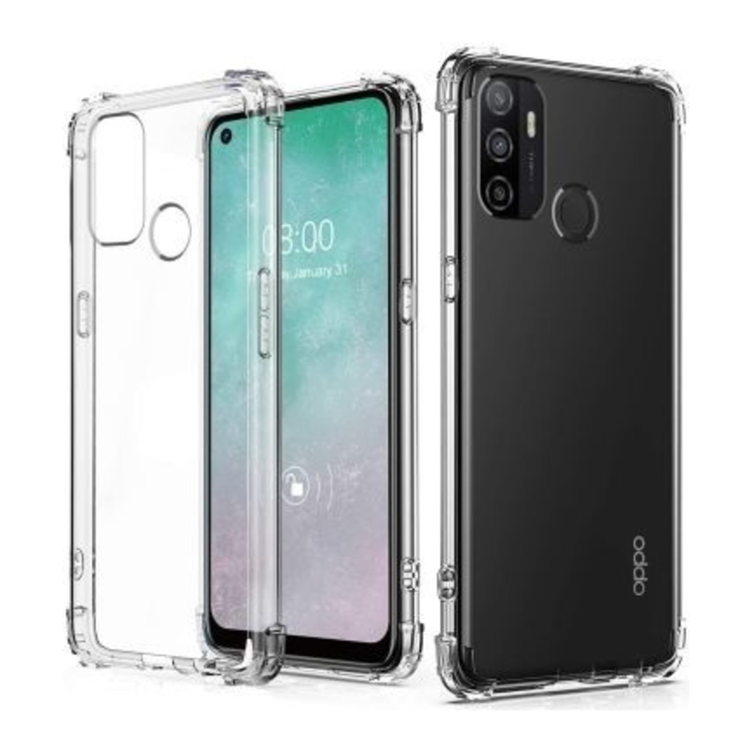 Carcasa COOL para Oppo A53 / A53s AntiShock Transparente - Cool