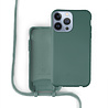 Coverzs Coverzs Funda con cuerda de silicona iPhone 13 Pro Max (verde oscuro) Coverzs Coverzs Funda con cuerda de silicona iPhone 13 Pro Max (verde oscuro)
