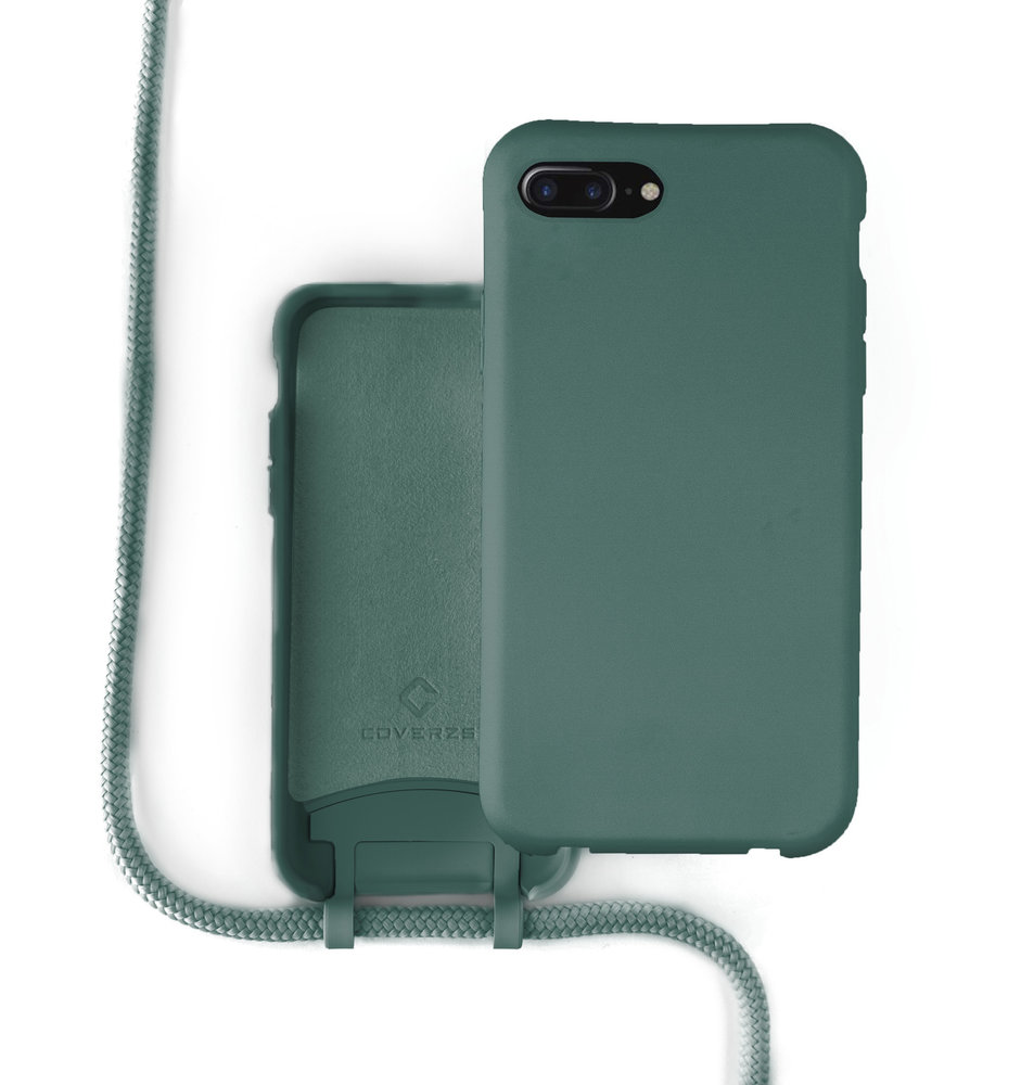 Funda silicona con cuerda iPhone 11 Pro (verde claro) Nombre +