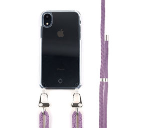 Funda antigolpes con cuerda iPhone Xr (negro) 