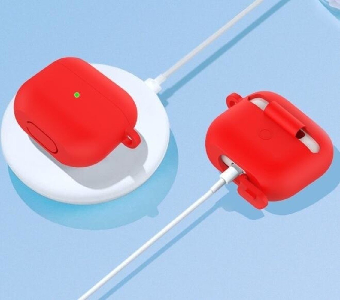 ShieldCase ShieldCase Funda de silicona Airpods 3 (rojo)