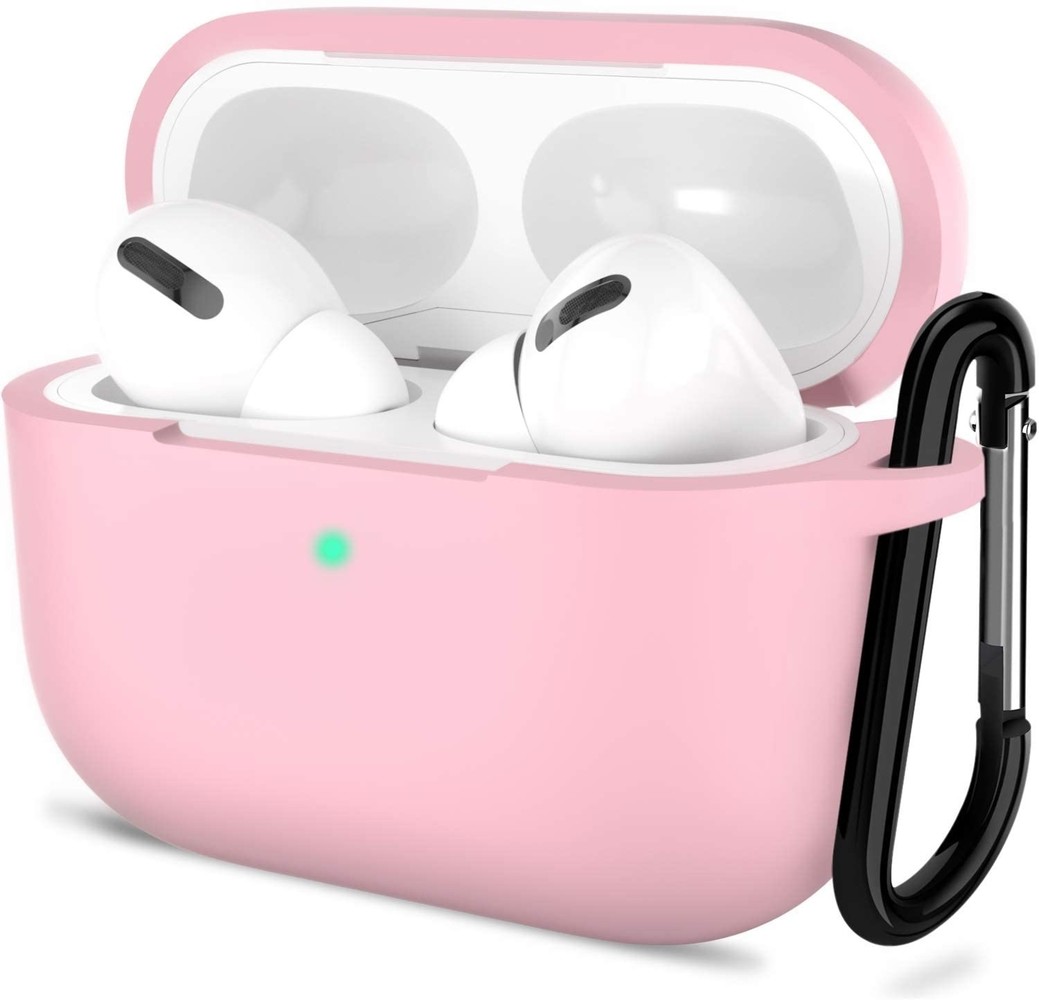 Funda de silicona Airpods Pro rosa claro Funda movil.es