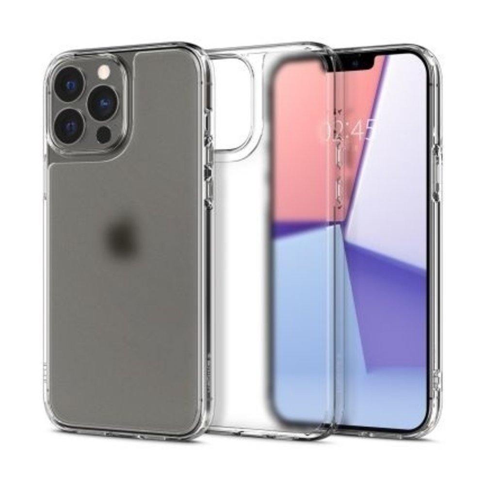 Carcasa Spigen Quartz Hybrid Matte iPhone 13 Pro Max (transparente