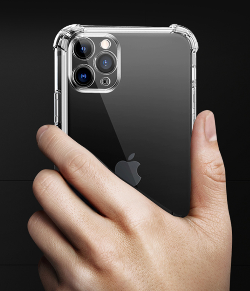 iPhone 12 Mini - Funda con protección de cámara (transparente) 
