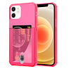 ShieldCase ShieldCase Funda antigolpes con tarjetero iPhone 12 (rosa/rojo) ShieldCase ShieldCase Funda antigolpes con tarjetero iPhone 12 (rosa/rojo)
