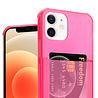 ShieldCase ShieldCase Funda antigolpes con tarjetero iPhone 12 (rosa/rojo) ShieldCase ShieldCase Funda antigolpes con tarjetero iPhone 12 (rosa/rojo)