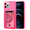 ShieldCase ShieldCase Funda antigolpes con tarjetero iPhone 12 Pro (rosa/rojo) ShieldCase ShieldCase Funda antigolpes con tarjetero iPhone 12 Pro (rosa/rojo)