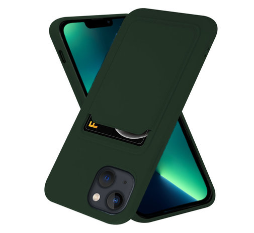 ShieldCase ShieldCase Funda de silicona iPhone 13 (verde oscuro)