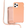 Coverzs Coverzs Funda de silicona personalizable con cuerda iPhone (naranja) inicial-nombre Coverzs Coverzs Funda de silicona personalizable con cuerda iPhone (naranja) inicial-nombre