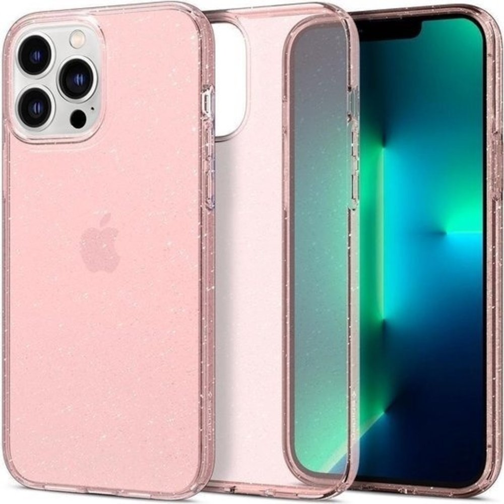 Funda Spigen Liquid Glitter Pink iPhone 13 Pro Max (rosa) 