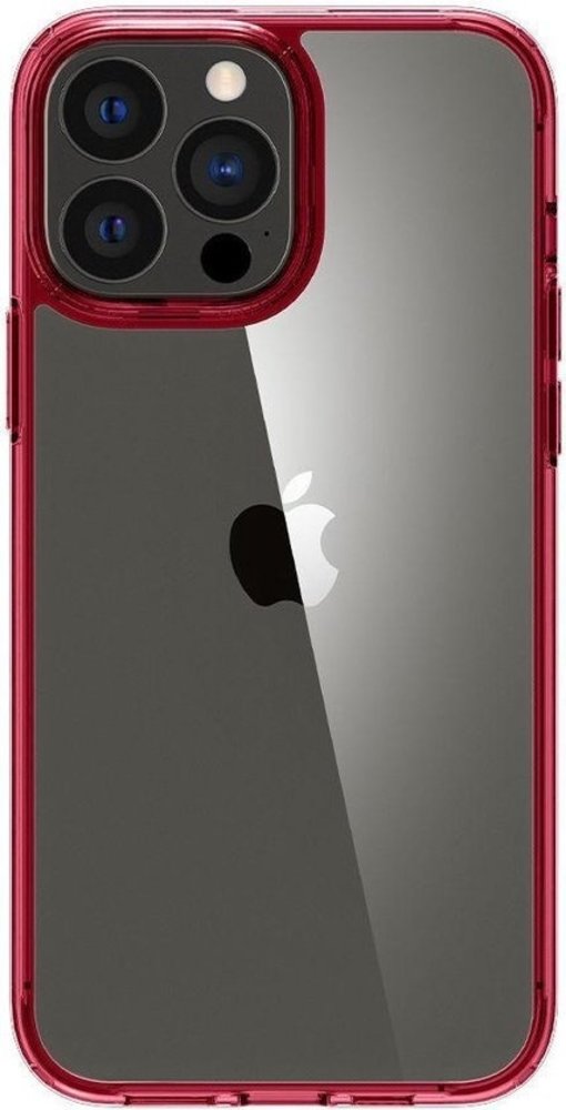 Spigen Spigen Funda Spigen iPhone 13 Pro Max Ultra Hybrid (rojo)