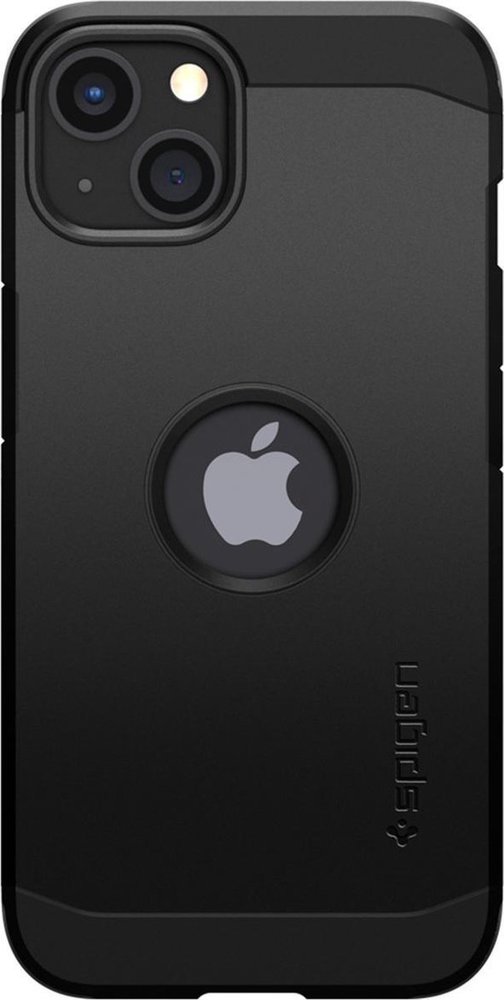 Funda Apple iPhone 13 Mini Spigen Rugged Armor (negro) - Funda