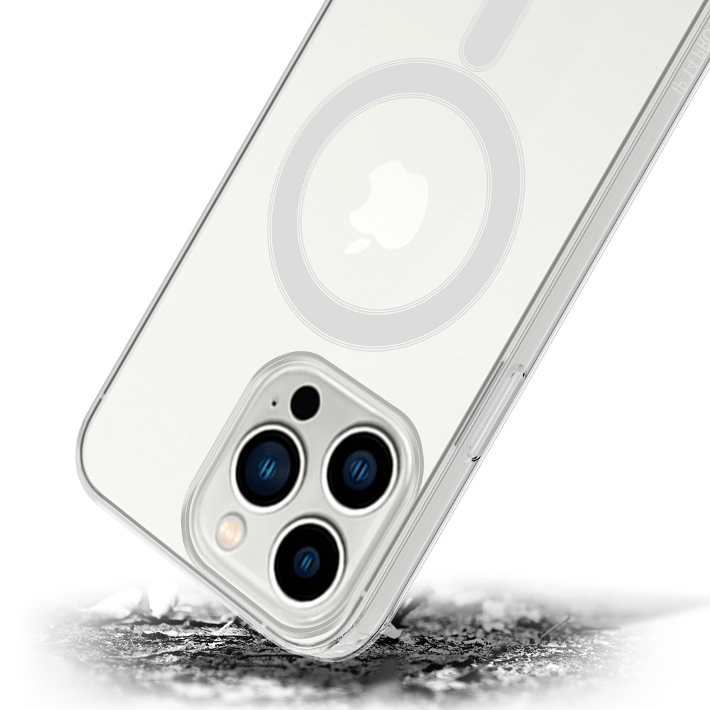 Funda silicona MagSafe iPhone 14 (transparente) 