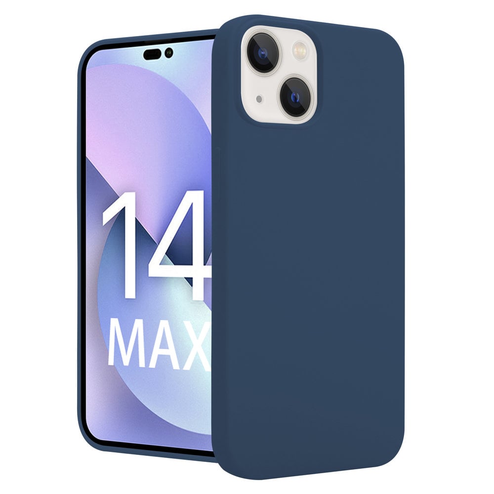 Funda de silicona con MagSafe para el iPhone 14 Plus - Azul celeste –  Rossellimac