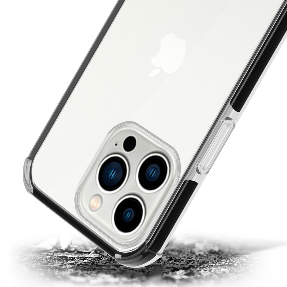 Funda antigolpes 3 en 1 iPhone 14 Pro Max (transparente) 