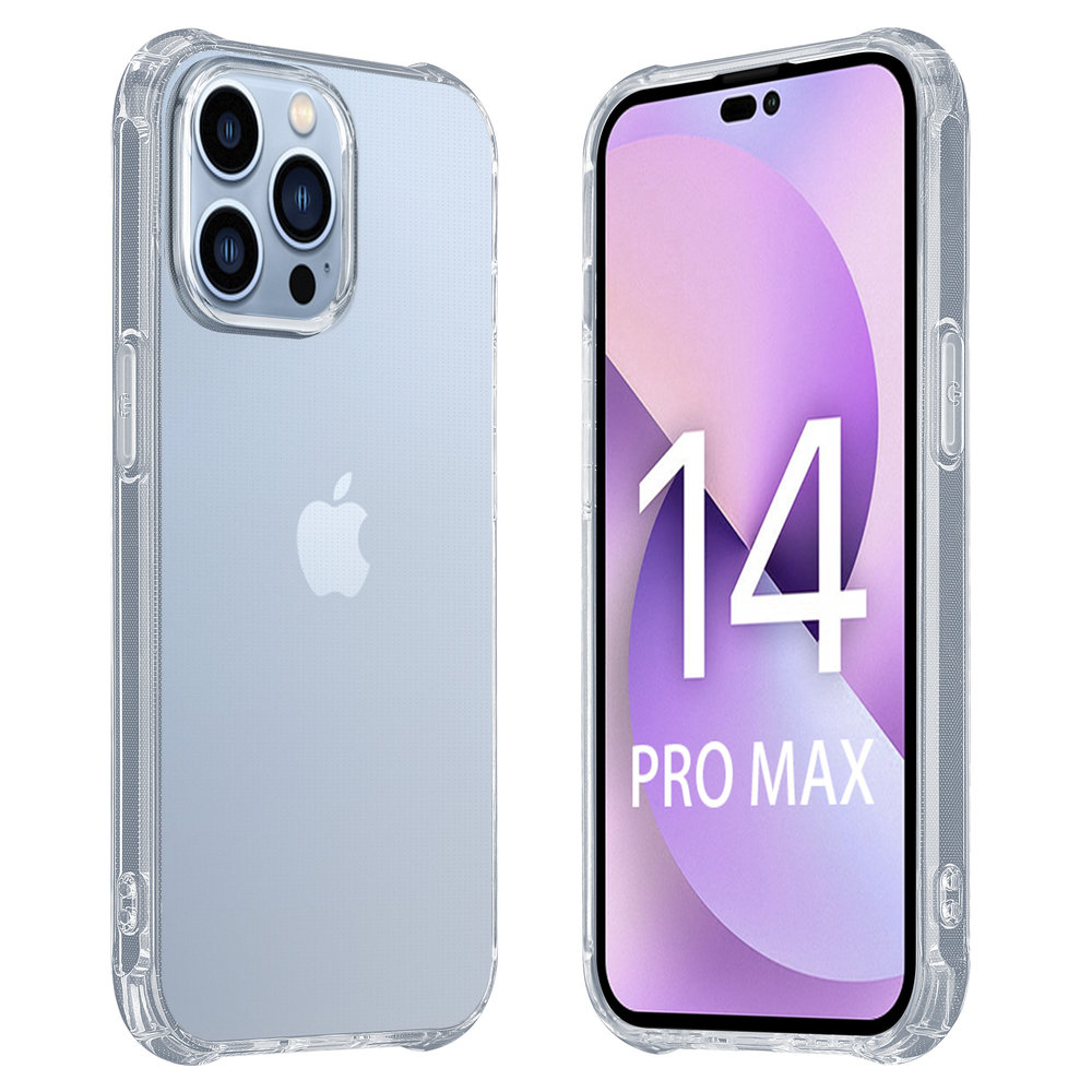 NALIA Funda que cambia de color compatible con iPhone 14 Pro Max,  translúcida iridiscente brillante, antiarañazos, parte trasera dura a  prueba de