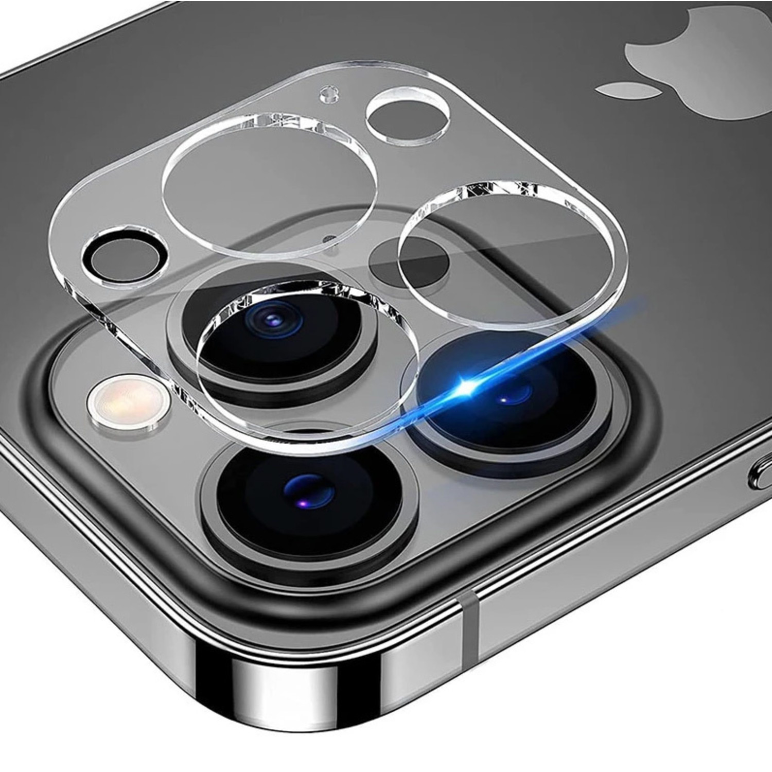Protector de lente de cámara para iPhone 14 Pro/iPhone 14 Pro Max, cubierta  de cámara de aleación de metal con accesorios de protector de pantalla de