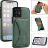 ShieldCase ShieldCase Funda de piel iPhone 12 con soporte y tarjetero (verde) ShieldCase ShieldCase Funda de piel iPhone 12 con soporte y tarjetero (verde)