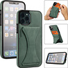 ShieldCase ShieldCase Funda de piel iPhone 12 Pro con soporte y tarjetero (verde) ShieldCase ShieldCase Funda de piel iPhone 12 Pro con soporte y tarjetero (verde)