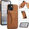 ShieldCase ShieldCase Funda de piel iPhone 13 con soporte y tarjetero (marrón) ShieldCase ShieldCase Funda de piel iPhone 13 con soporte y tarjetero (marrón)