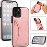 ShieldCase ShieldCase Funda de piel iPhone 13 Pro Max con soporte y tarjetero (rosa) ShieldCase ShieldCase Funda de piel iPhone 13 Pro Max con soporte y tarjetero (rosa)