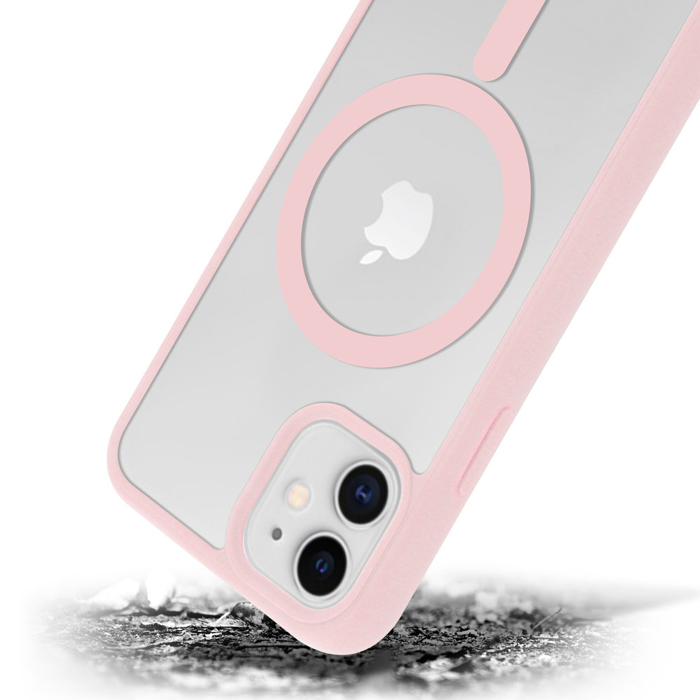 Funda iPhone 11 Olixar ExoShield - Oro Rosa / Transparente