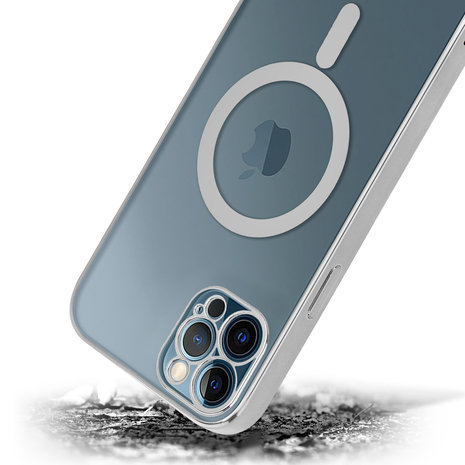 Funda Movil Back Cover Cool Magnetic Transparente para iPhone 12