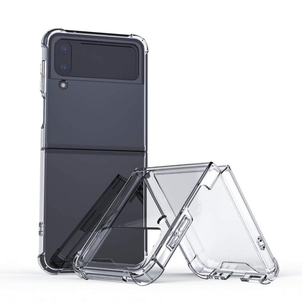 Case-Mate Funda para Samsung Galaxy Z Flip 4, transparente de 6.7 pulgadas,  con protección contra caídas de 15 pies y carga inalámbrica, funda Tough